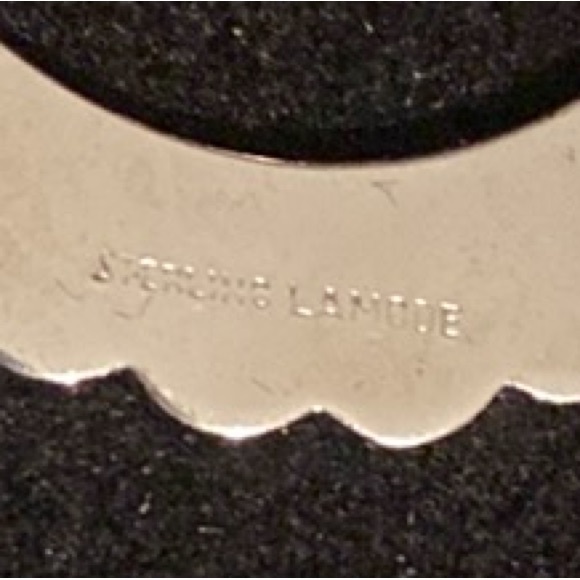 Vintage Lamode Sterling Circle Pin - Picture 5 of 6